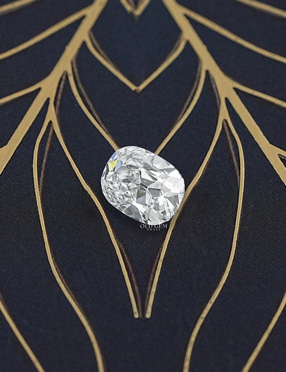 3.04 Carat Old Mine Cushion Lab Diamond Lab Grown Diamond