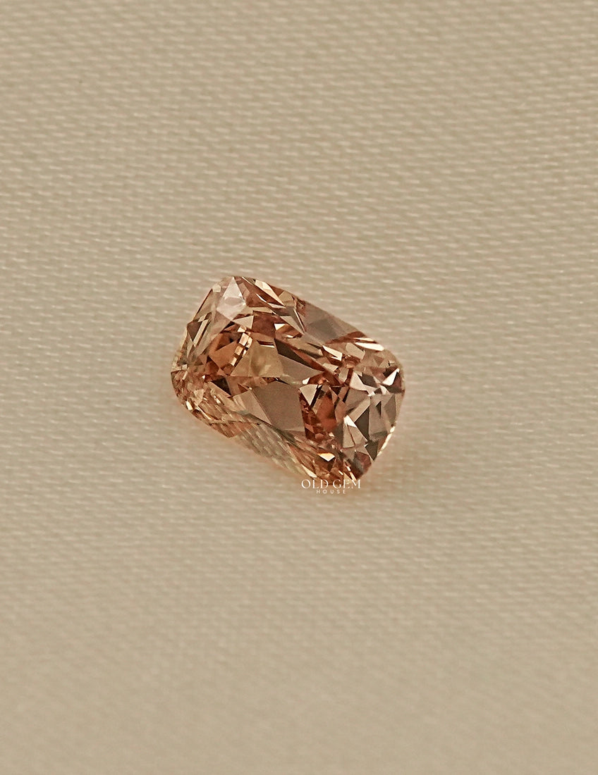 1.20 Carat Brown Old Mine Cushion Lab Loose Lab Grown Diamond