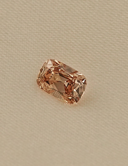 1.20 Carat Brown Old Mine Cushion Lab Loose Lab Grown Diamond