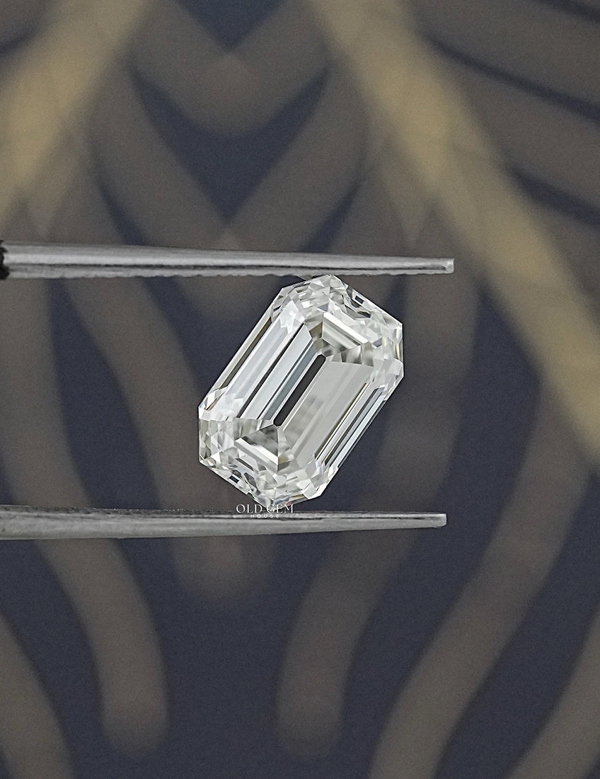 3.24 Carat Old Mine Emerald Loose Lab Diamond Lab Grown Diamond