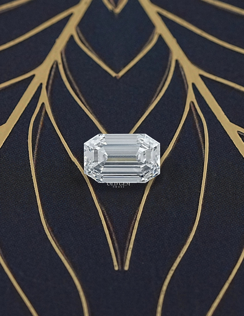 3.03 Carat Old Mine Emerald Cut Lab Diamond Lab Grown Diamond