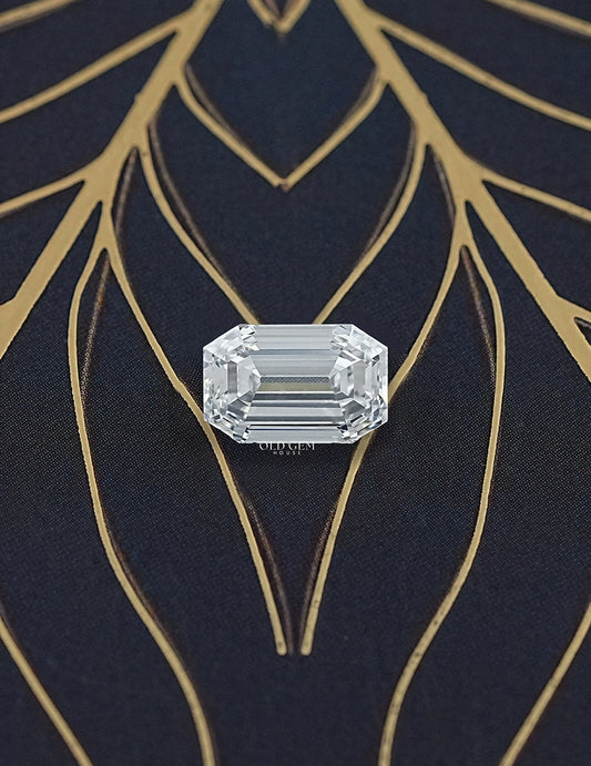 3.03 Carat Old Mine Emerald Cut Lab Diamond Lab Grown Diamond
