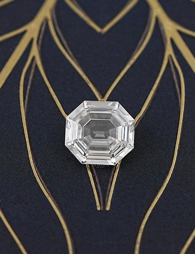 3.10 Carat Loose Old Mine Hexagon Cut Diamond
