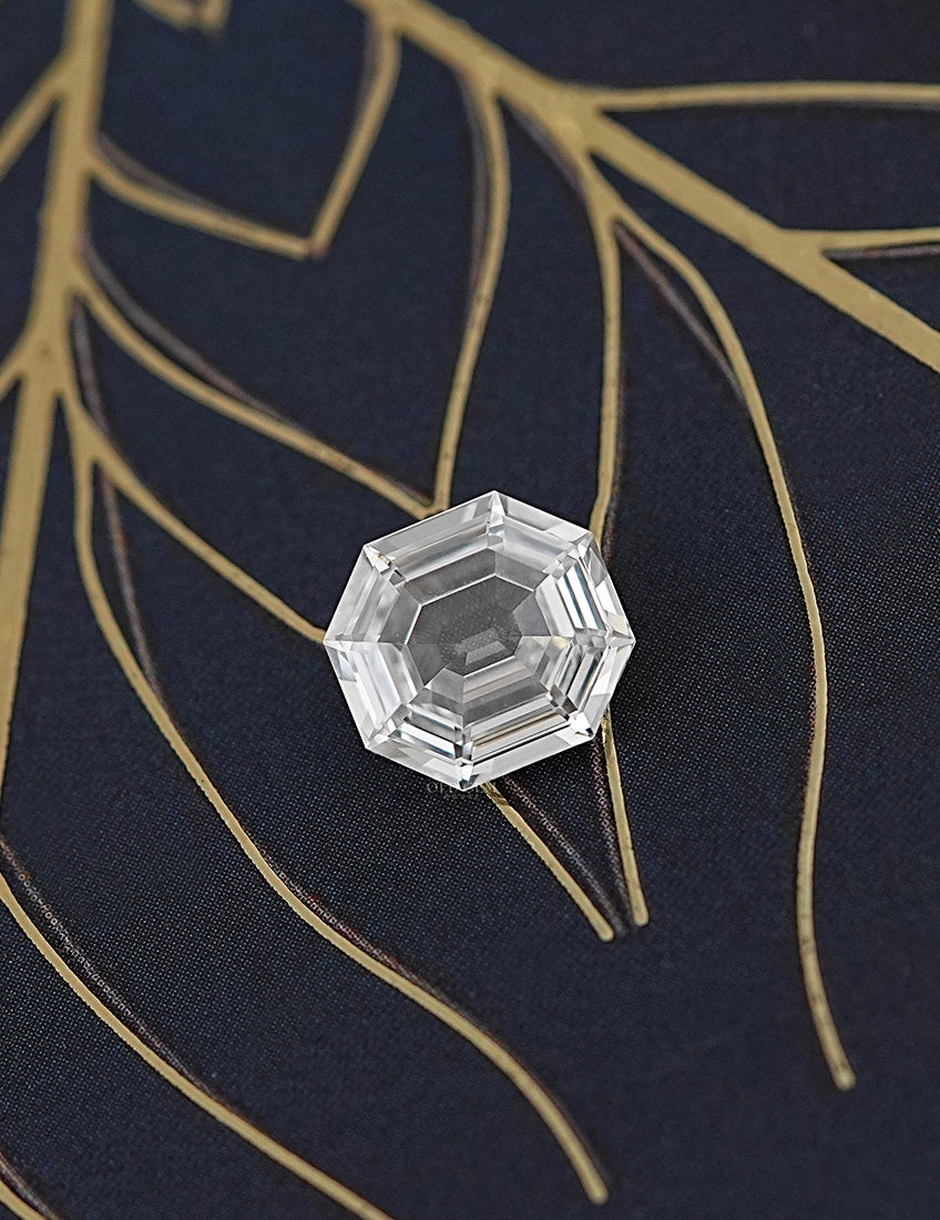 3.10 Carat Loose Old Mine Hexagon Cut Diamond Lab Grown Diamond