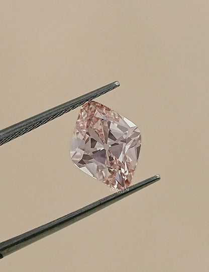 Light Champagne Old Mine Lozenge Lab Diamond Lab Grown Diamond