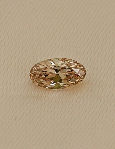 Old Mine Moval Cut Champagne Diamond
