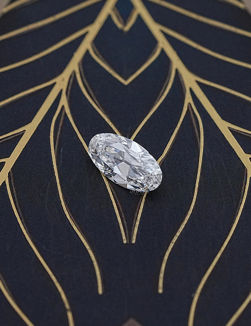 Old Mine Moval Cut Lab Diamond Lab Grown Diamond