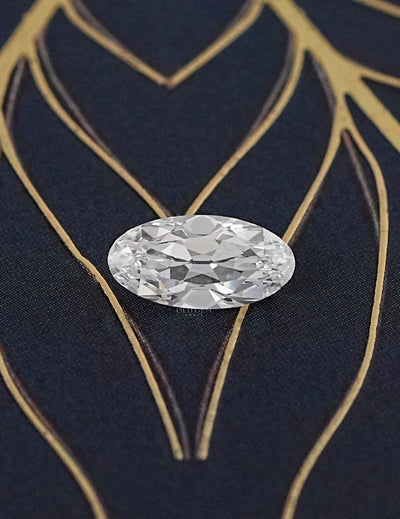 Old Mine Cut Moval Lab Diamond - 1.40 Carat