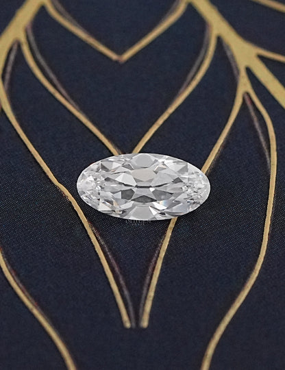 Old Mine Cut Moval Lab Diamond - 1.40 Carat Lab Grown Diamond