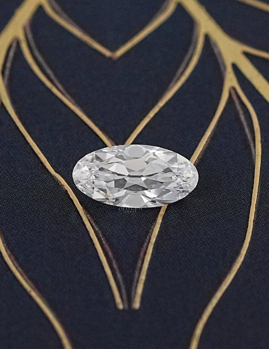 Old Mine Cut Moval Lab Diamond - 1.40 Carat Lab Grown Diamond