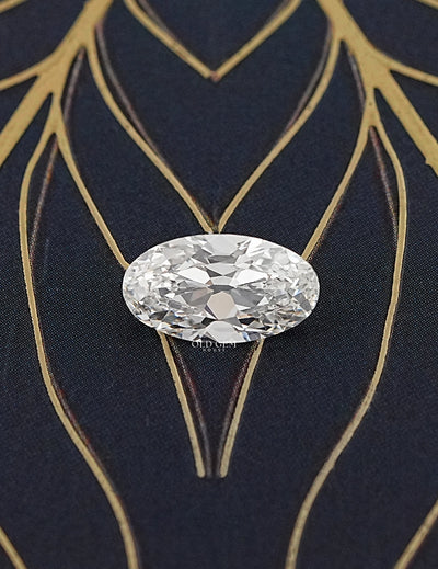 Old Mine Moval Cut Loose Lab Grown Diamond