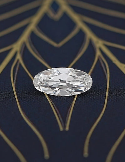 Old Mine Moval Lab Grown Diamond - 3.10 Carat