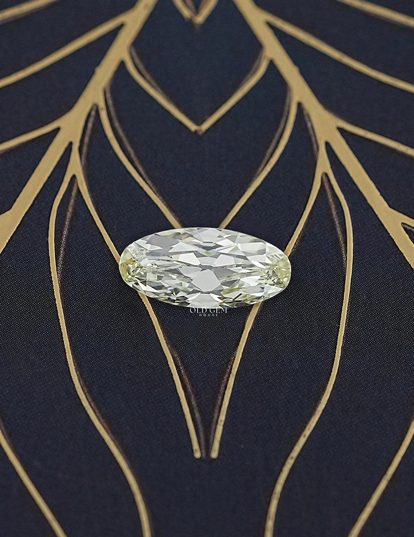 3.44 Carat Old Mine Moval Lab Grown Diamond
