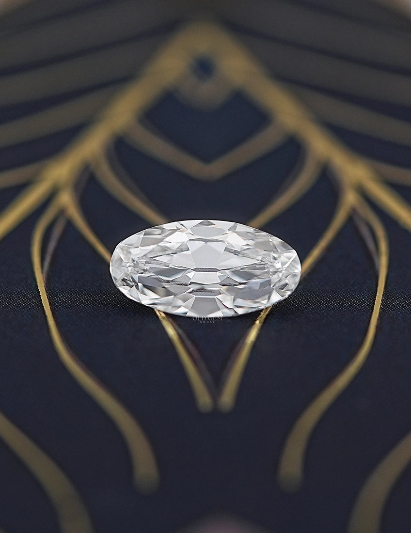 Old Mine Moval Cut Lab Grown Diamond Lab Grown Diamond