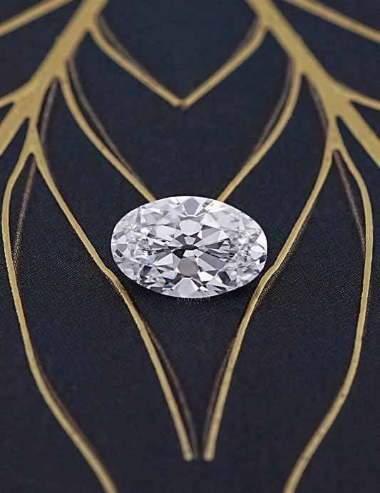 Old Mine Oval Cut Lab Loose Diamond