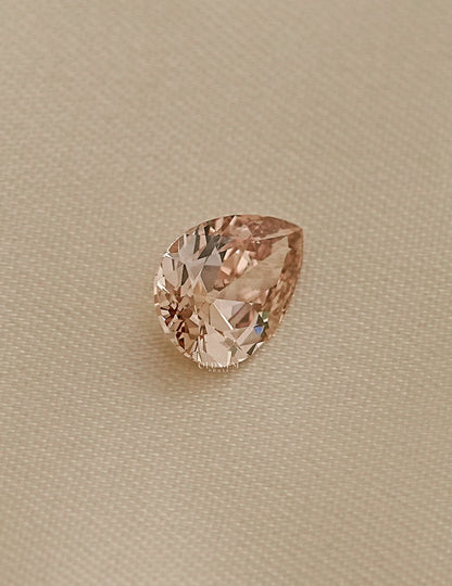 Brown Old Mine Pear Cut Lab Grown Diamond Lab Grown Diamond