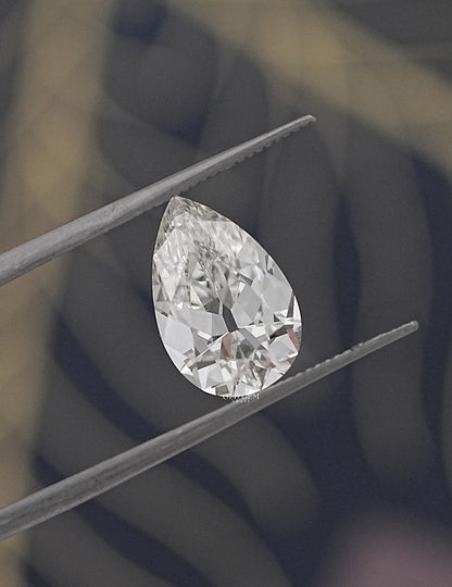 Old Mine Pear Cut Lab Grown Diamond