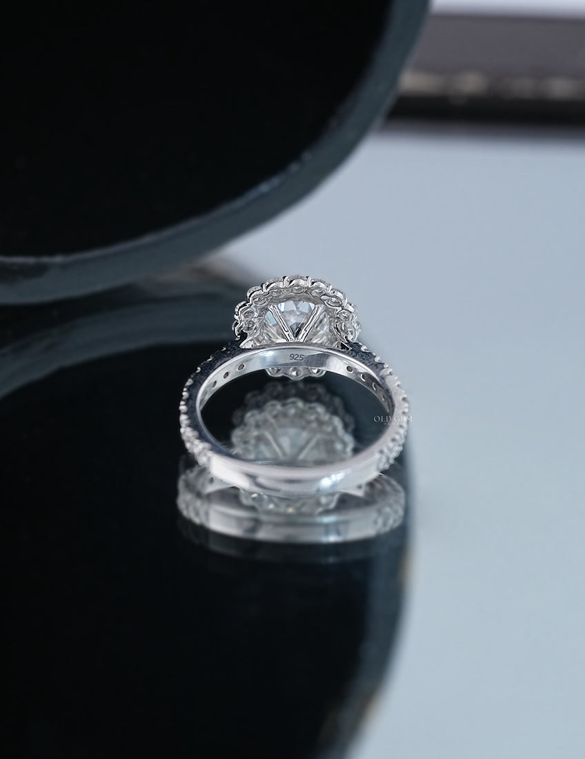 Old European Cut Halo Ring