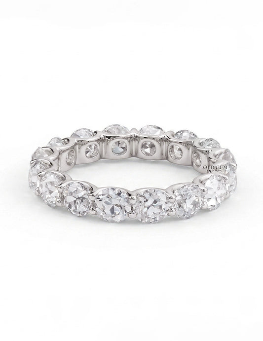 Old European Cut Eternity Wedding Band Wedding Band