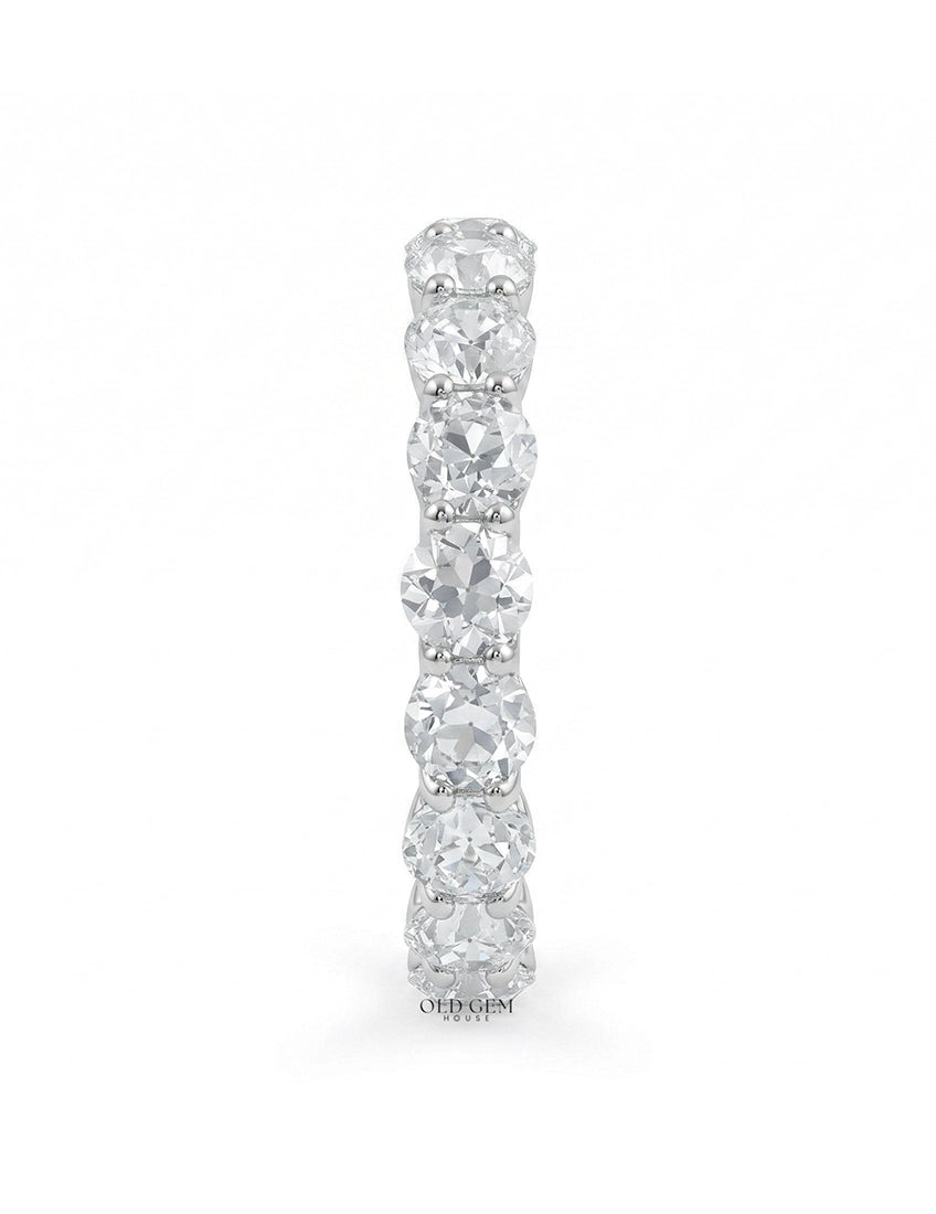 Old European Cut Eternity Wedding Band Wedding Band