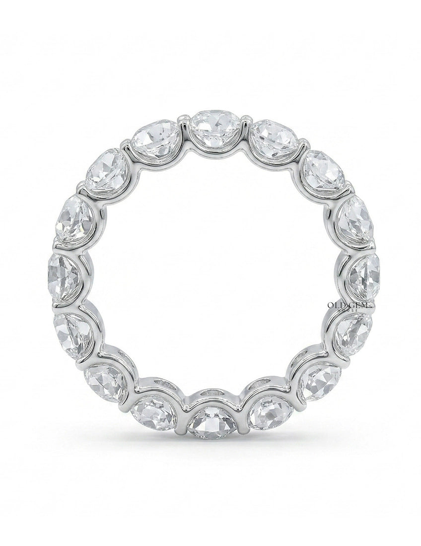 Old European Cut Eternity Wedding Band Wedding Band