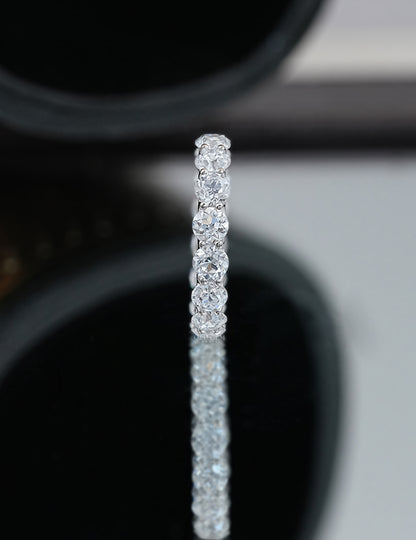 Old European Cut Eternity Band Wedding Band