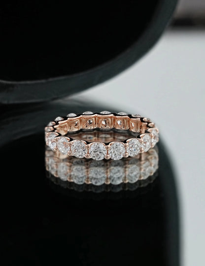 Old European Round Eternity Band Wedding Band