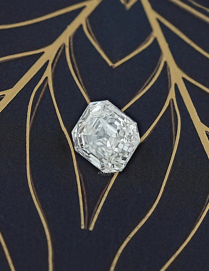 Loose Old Mine Asscher Lab Grown Diamond
