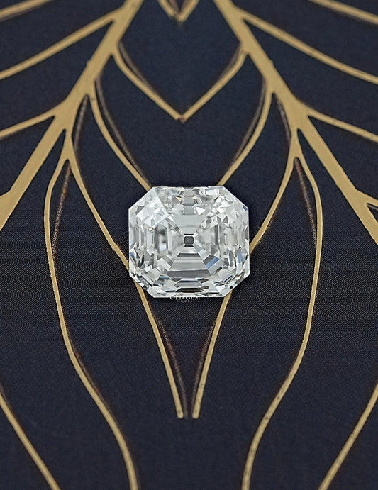 Loose Old Mine Asscher Lab Grown Diamond