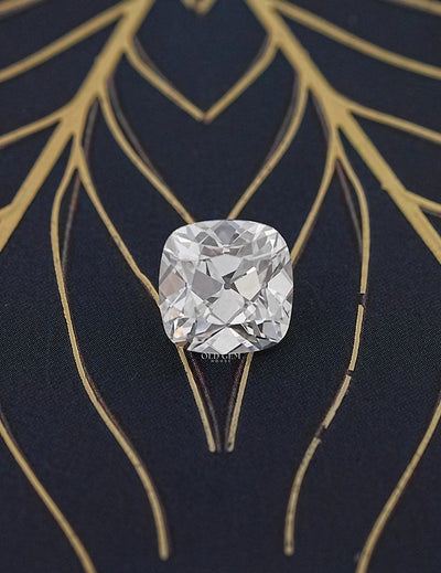 Certified Lab Grown Old Mine Cushion Cut Diamond