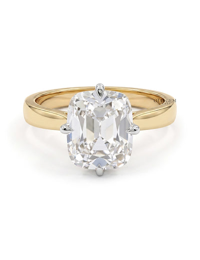 Old Mine Cushion Cut Solitaire Ring Georgian Era