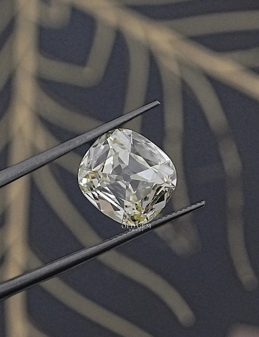 Old Mine Cushion Lab Loose Diamond-N/VVS2