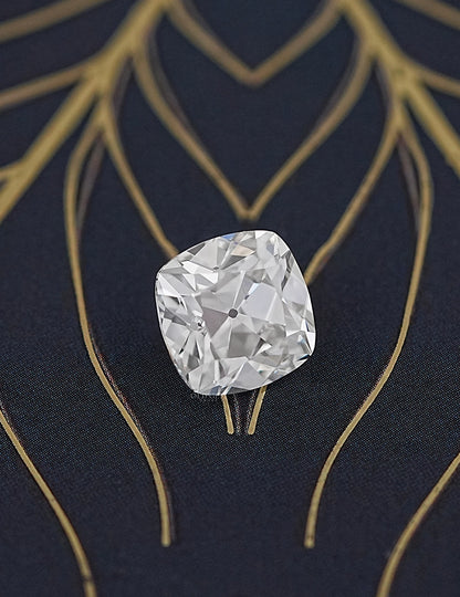 Square-shape Old Mine Cushion Lab Diamond -- 4.85 Ct Lab Grown Diamond