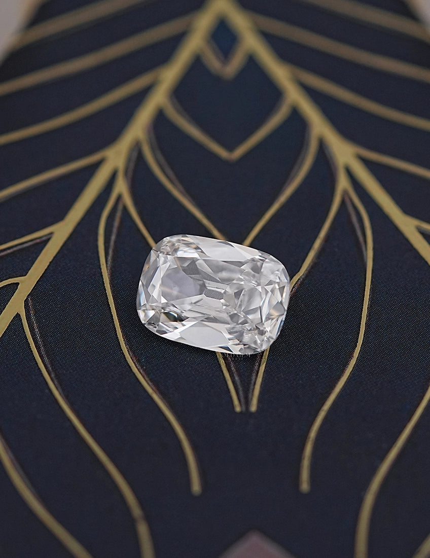 Old Mine Cushion Lab Diamond -- 5.05 Ct Lab Grown Diamond