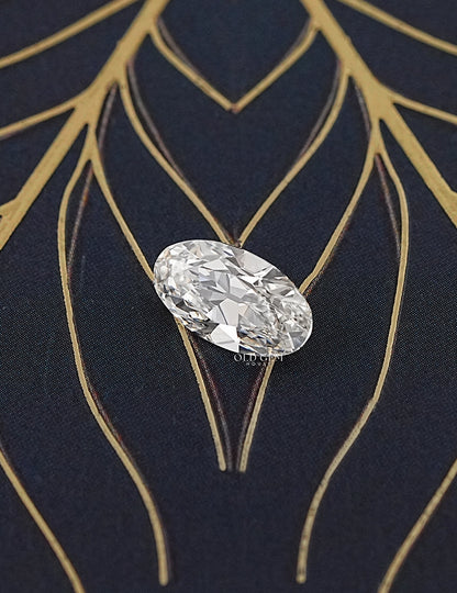 Old Mine Moval Cut Lab Grown Diamond