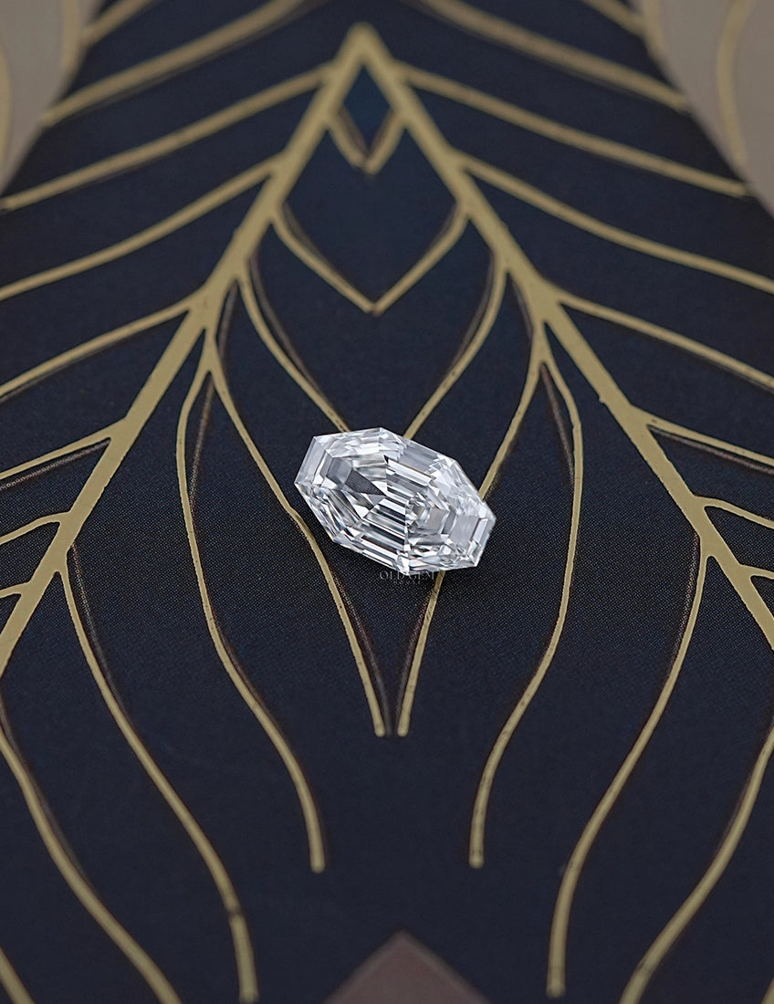 Old Mine Emerald-Octagon Lab Diamond -- 3.20 Ct Lab Grown Diamond