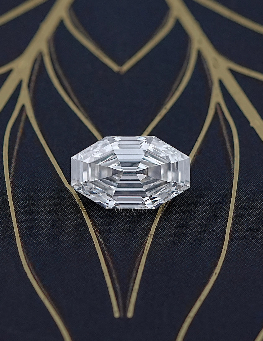 Old Mine Emerald-Octagon Lab Diamond -- 3.20 Ct Lab Grown Diamond