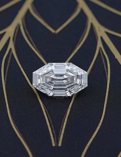 Old Mine Emerald-Octagon Lab Diamond -- 3.20 Ct Lab Grown Diamond