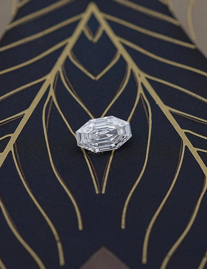3.20 CT Old Mine Octagon Lab Loose Diamond Lab Grown Diamond