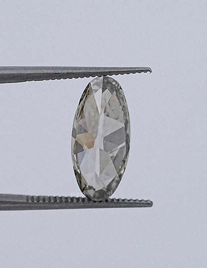 Old Mine Gray Moval Lab Diamond Lab Grown Diamond