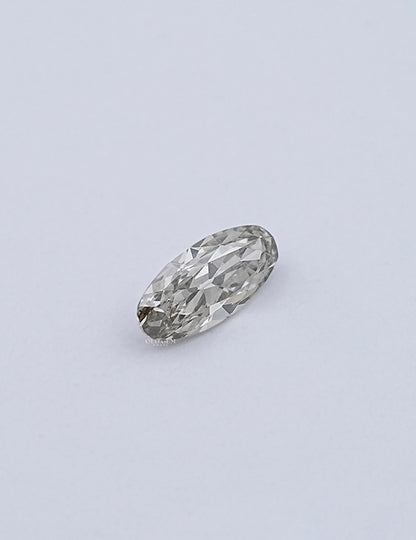 Old Mine Gray Moval Lab Diamond Lab Grown Diamond