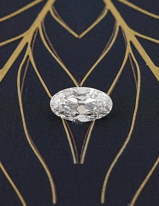 Old Mine Moval Cut Lab Grown Diamond