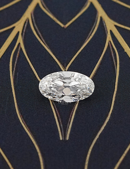 Old Mine Moval Cut Lab Grown Diamond Lab Grown Diamond