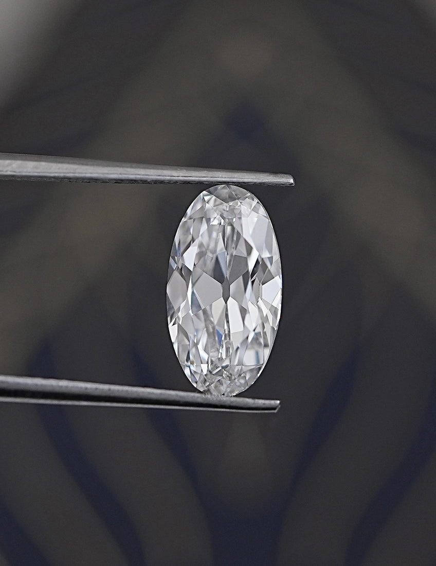 Old Mine Moval Lab Diamond -- 3.00 Ct Lab Grown Diamond