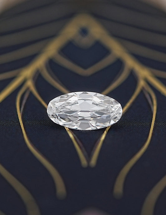 Old Mine Moval Lab Diamond --2.60 Ct Lab Grown Diamond