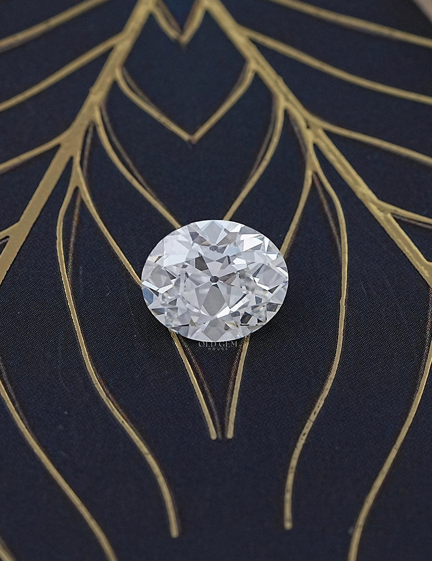 Old Mine Oval Loose Diamond Lab Grown Diamond