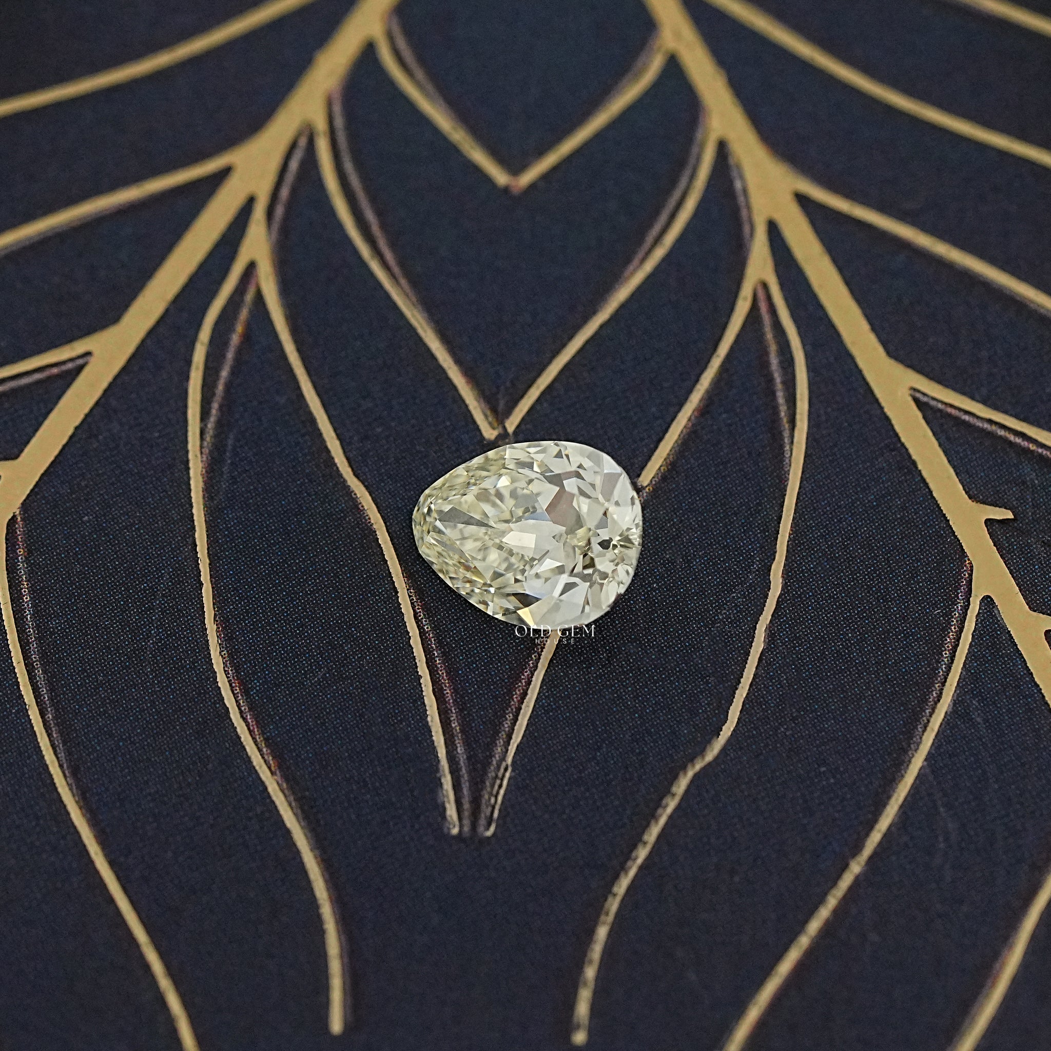 Old Mine Pear Lab Diamond - JK/VS Lab Grown Diamond