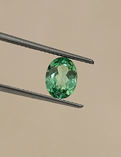 Oval Cut Green Sapphire Loose Gemstone Gemstone