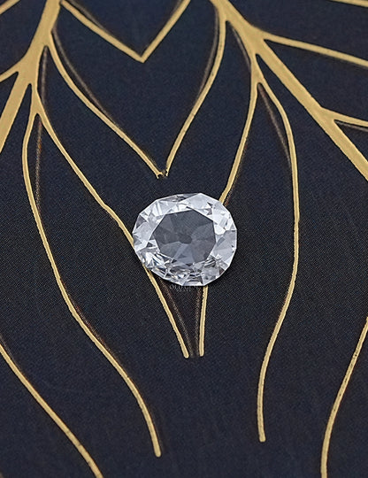 Rose Cut Old Mine Oval Loose Diamond