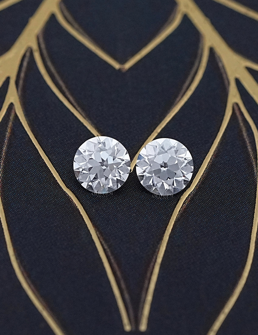 Paired Old European Round Lab Diamond -1.00 TCW Lab Grown Diamond